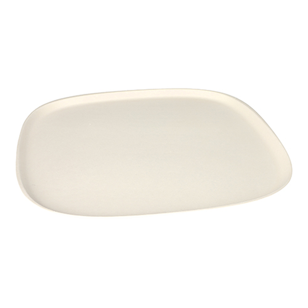 PAPSTAR Teller groß, Zuckerrohr pure 1,3 cm x 30 cm x 30 cm weiss Belle V