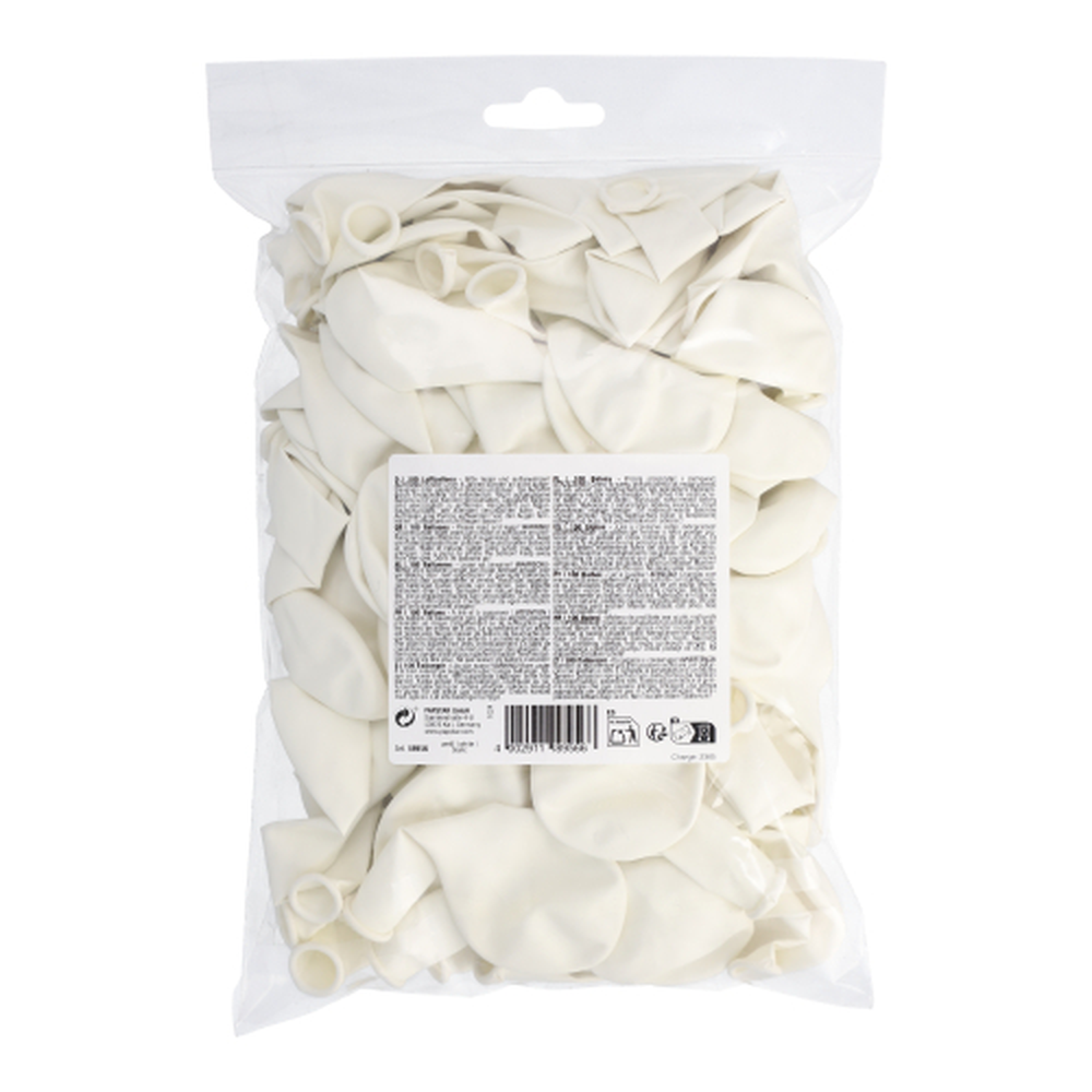 Papstar Luftballons Ø 25 cm weiss