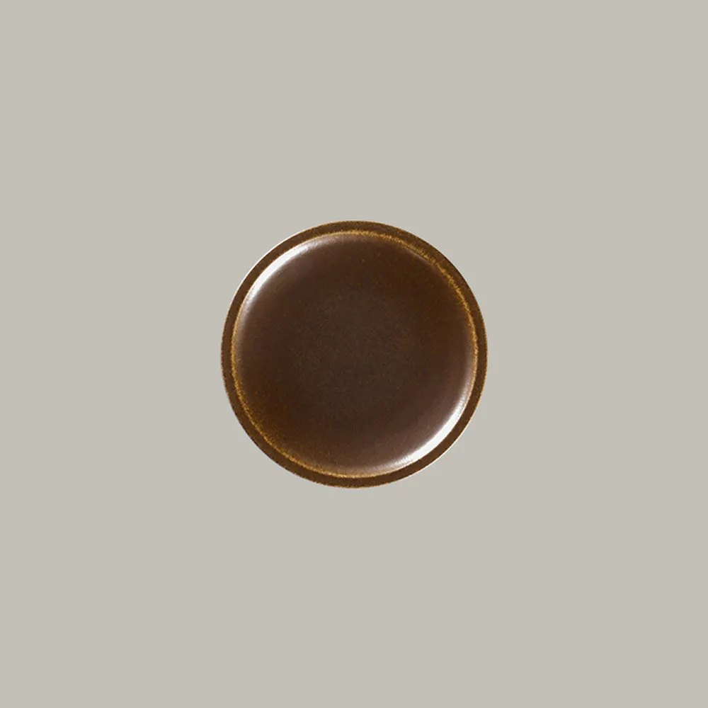 RAK Teller flach coup - rust Serie: Ease Ø 20.4 cm / Ht. 2.1 cm