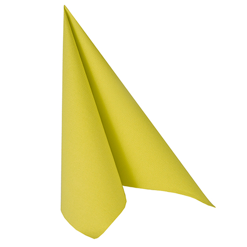 Papstar Servietten "ROYAL Collection" 1/4-Falz 40 cm x 40 cm limonengrün