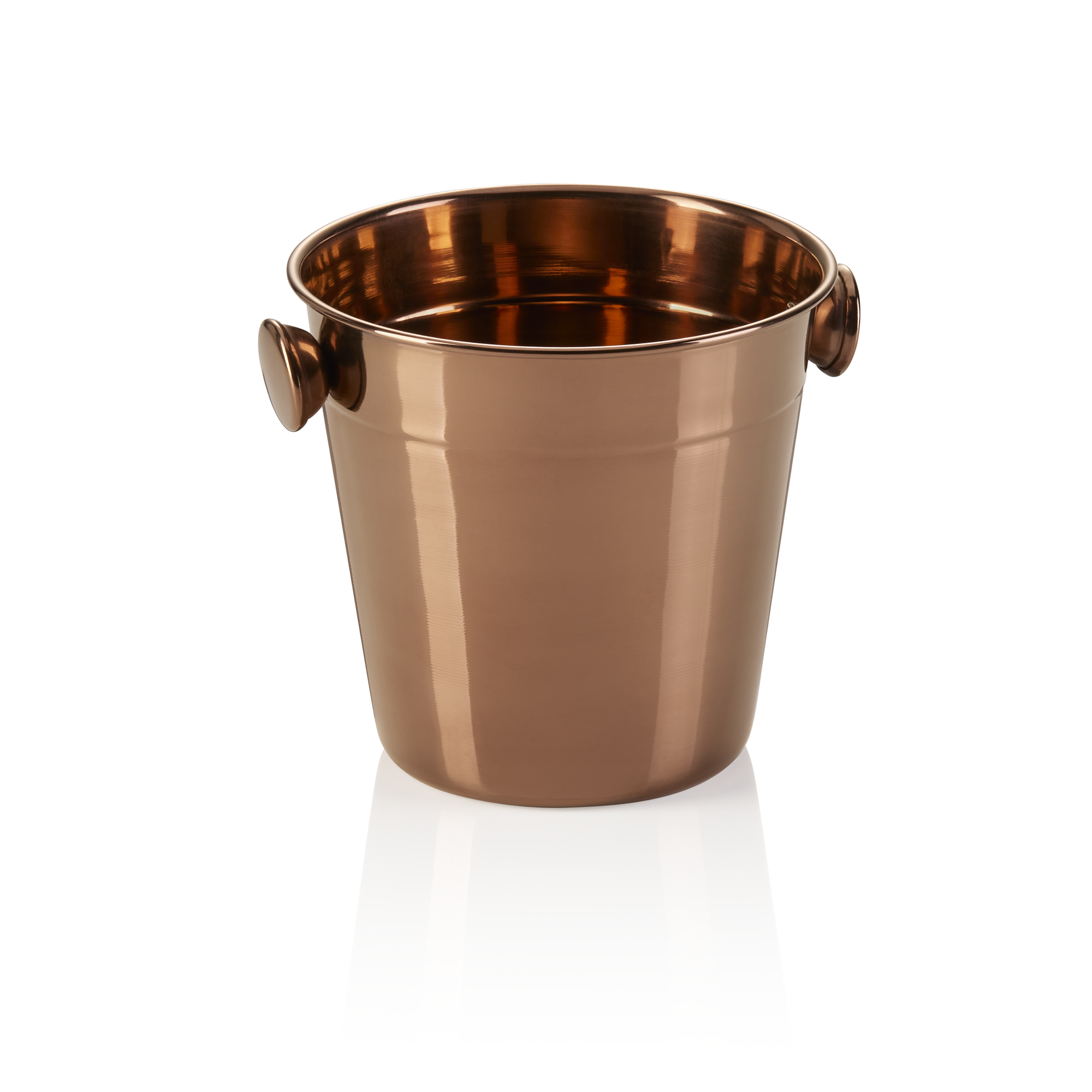 WAS Mini Eiseimer, Ø 11 cm, Höhe 11 cm, 0,50 ltr., PVD bronze, Chromnickelstahl