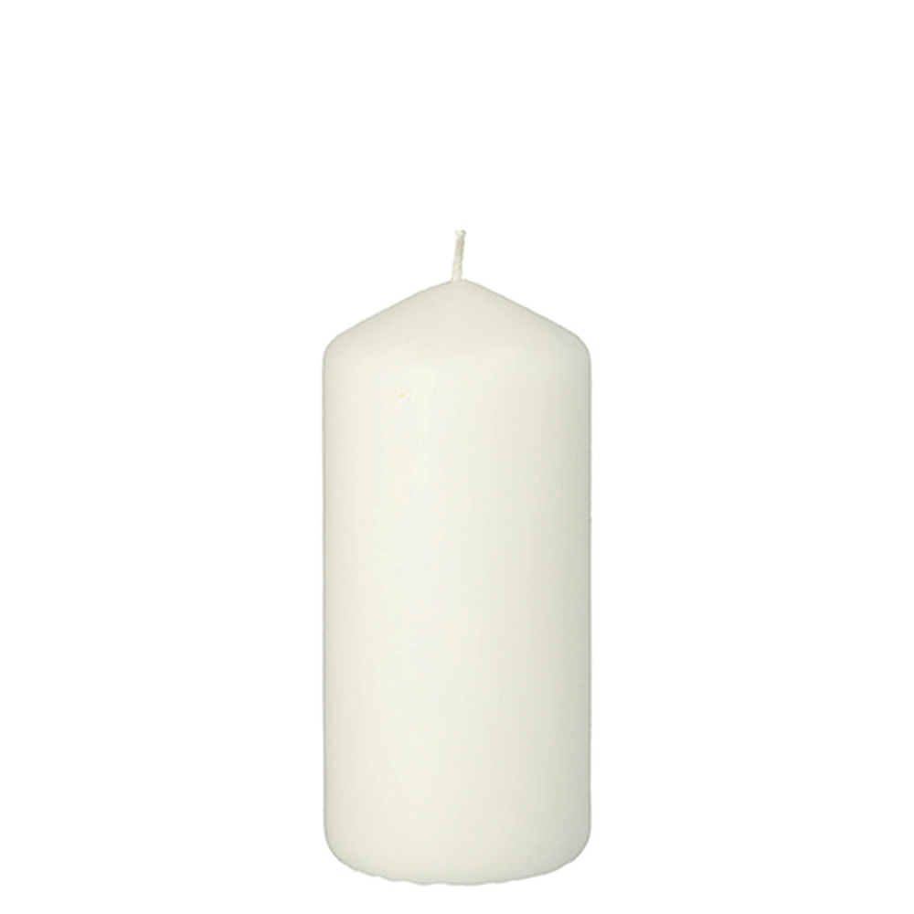 Papstar Stumpenkerze Ø 60 mm · 130 mm weiss