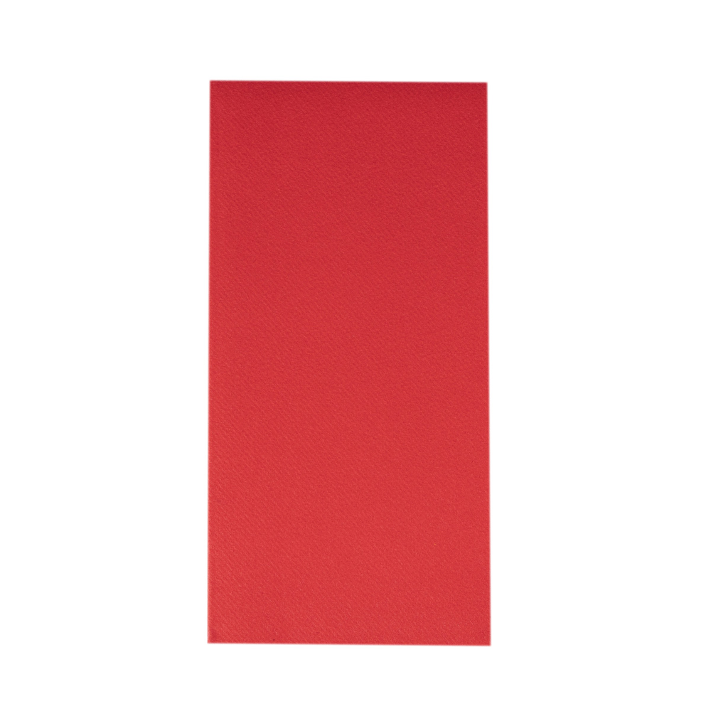 Mank Serviette Basic rot 48 x 48 cm 1/8 Falz