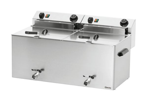 Bartscher Elektro-Friteuse 2 Becken á 10 Liter