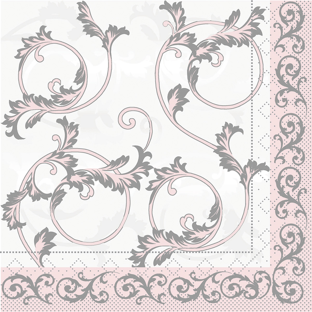 Mank Serviette Michel grau 33 x 33 cm 1/4 Falz