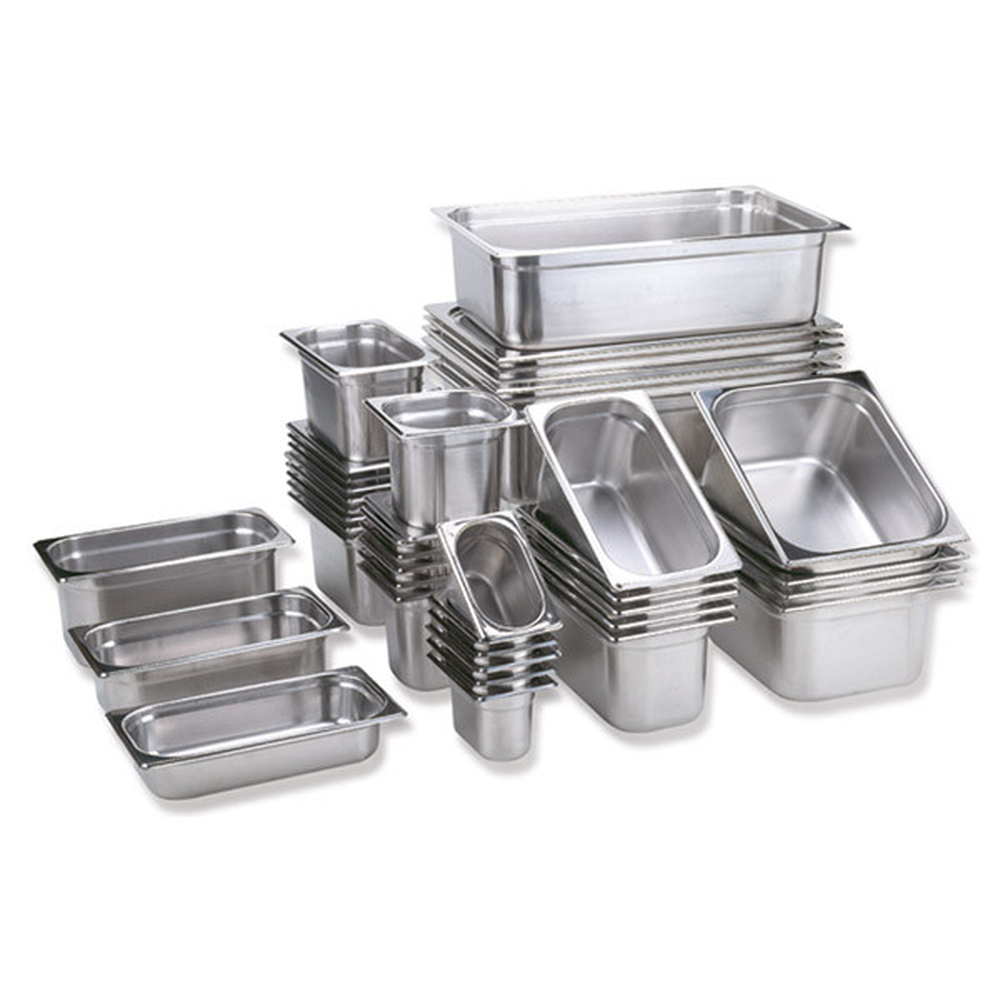 APS GN 2/1 Behälter 53 x 65 cm, Tiefe: 20 mm , Edelstahl, 5 Liter