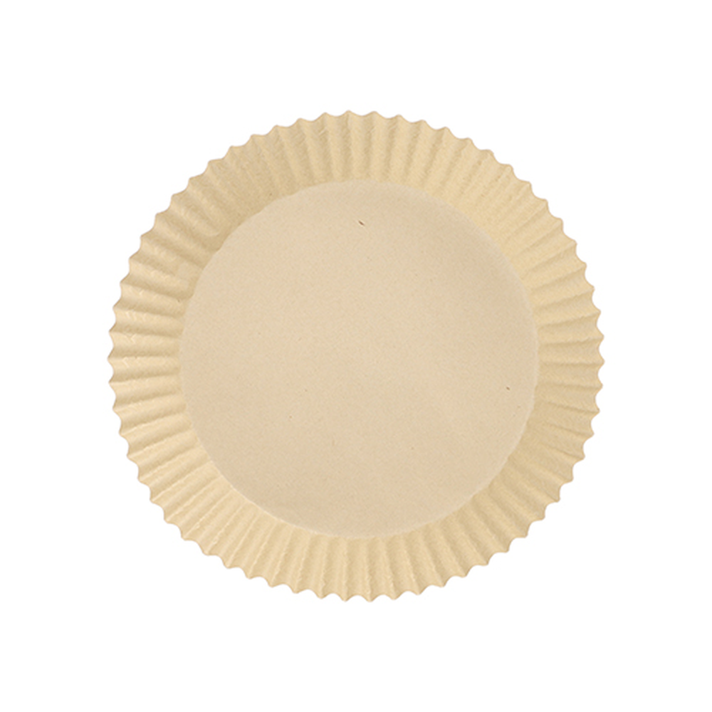Papstar Backpapiere Ø 16 cm · 4,5 cm braun für Heißluftfritteusen