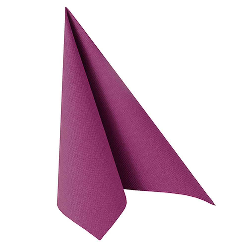 Papstar Servietten "ROYAL Collection" 1/4-Falz 40 cm x 40 cm lila