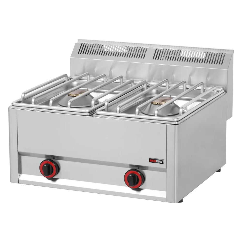 RM Gastro Gasherd 2x Brenner ohne Unterbauten / REDFOX - SP 62 GLS