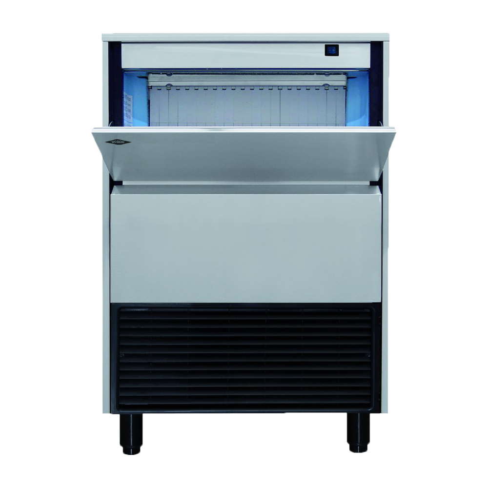 RM Gastro Eisbereiter Luftkühlung Eis zylinderförmig Abwasserpumpe 22 g 75 kg/24