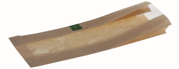 Pacovis Sandwichbeutel m. Sichtfenster, Standard, 120+2x3