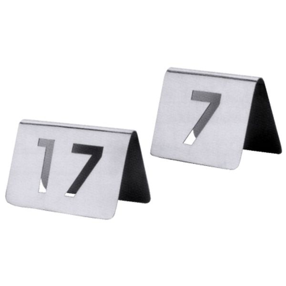 Contacto Tischnummernschild Nr. 224 mit ausgestanzten Ziffern