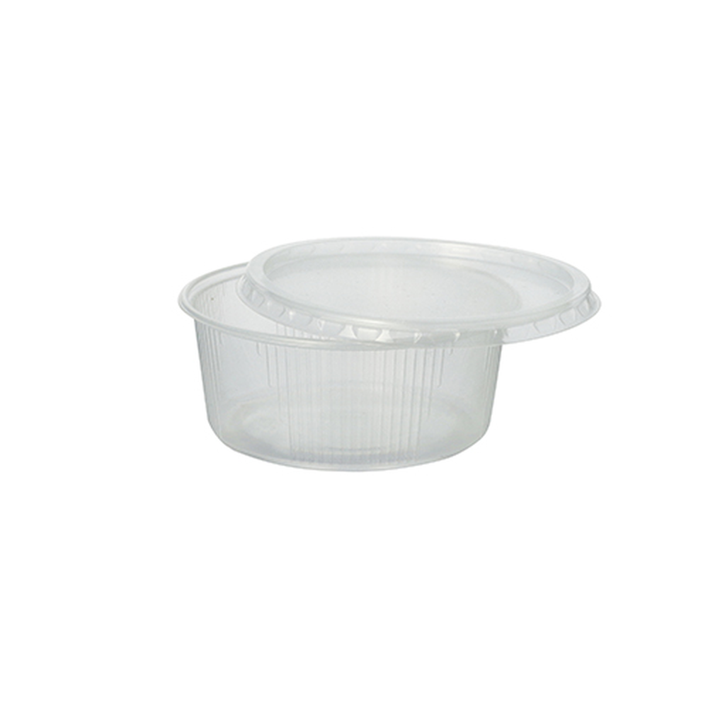 Papstar Verpackungsbecher, PP rund 200 ml Ø 10,1 cm · 4,3 cm transparent