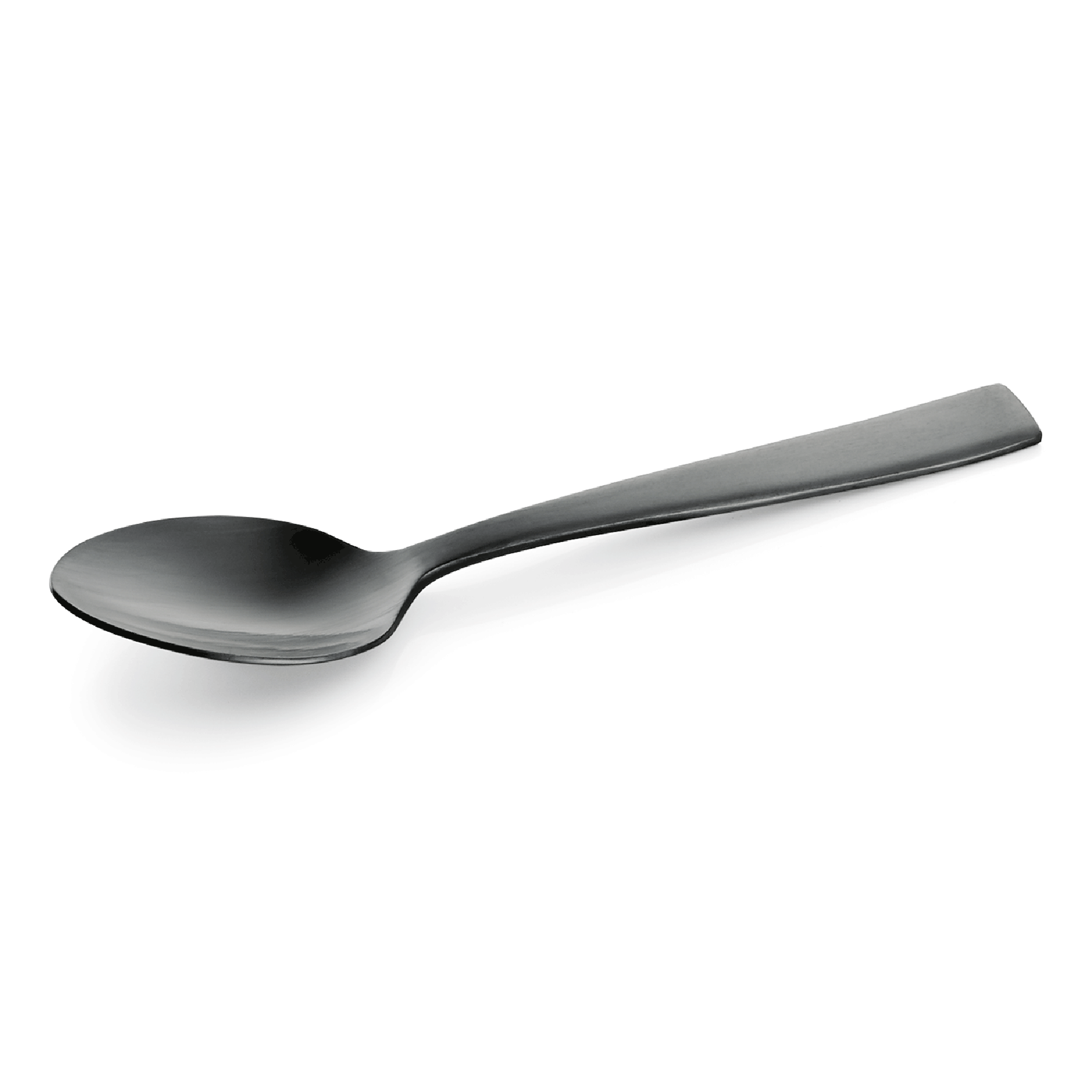 WAS Moccalöffel Hamburg-Fresh, Chromstahl mit schwarz matter PVD Beschichtung   
