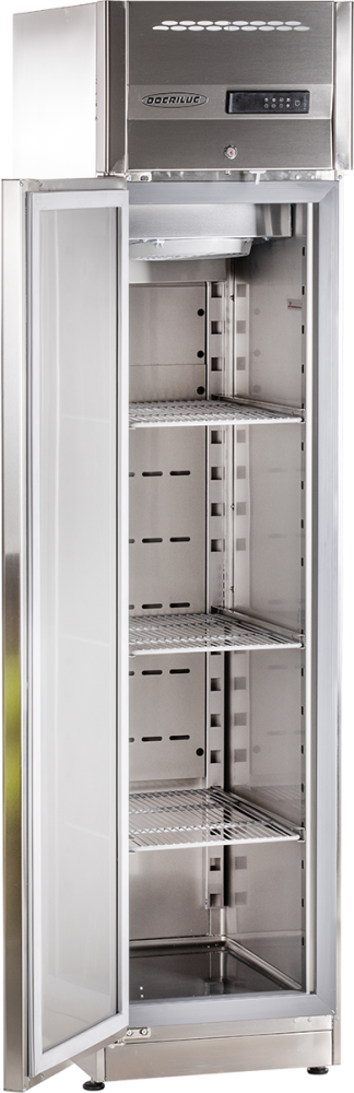 KBS Edelstahlkühlschrank ohne Maschine KU 358 ZK