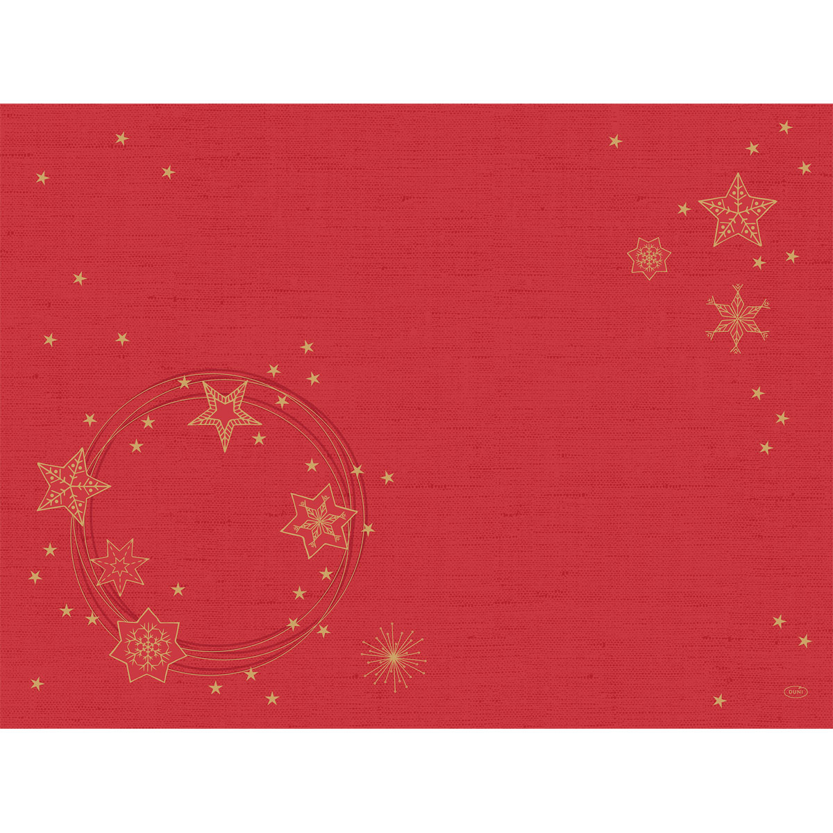Duni Dunicel-Tischsets 30 x 40 cm Star Shine red          Winter 2022