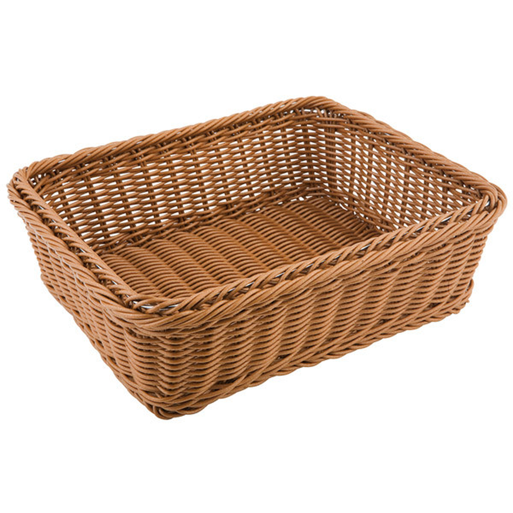 APS GN 1/2 Buffet-Korb 32,5 x 26,5 cm, H: 10 cm , Polypropylen, braun