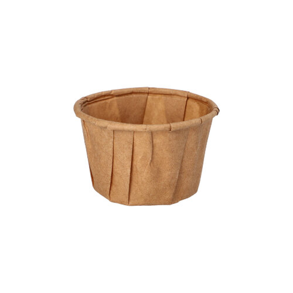 Papstar Dressingbecher, Papier "pure" 35 ml Ø 5 cm · 3,1 cm braun