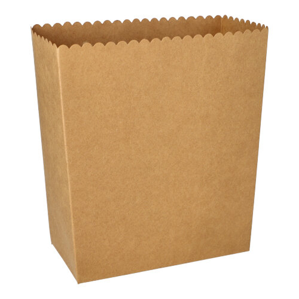 PAPSTAR Popcorn-Boxen Pappe pure eckig 2400 ml 19,2 cm x 15,8 cm x 8 cm bra