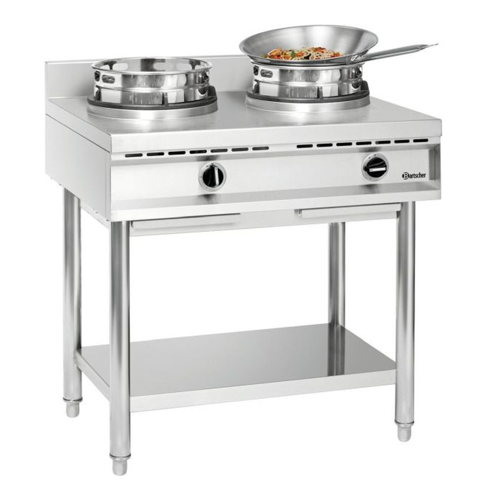 Bartscher Wok-Herd, 2 Brenner