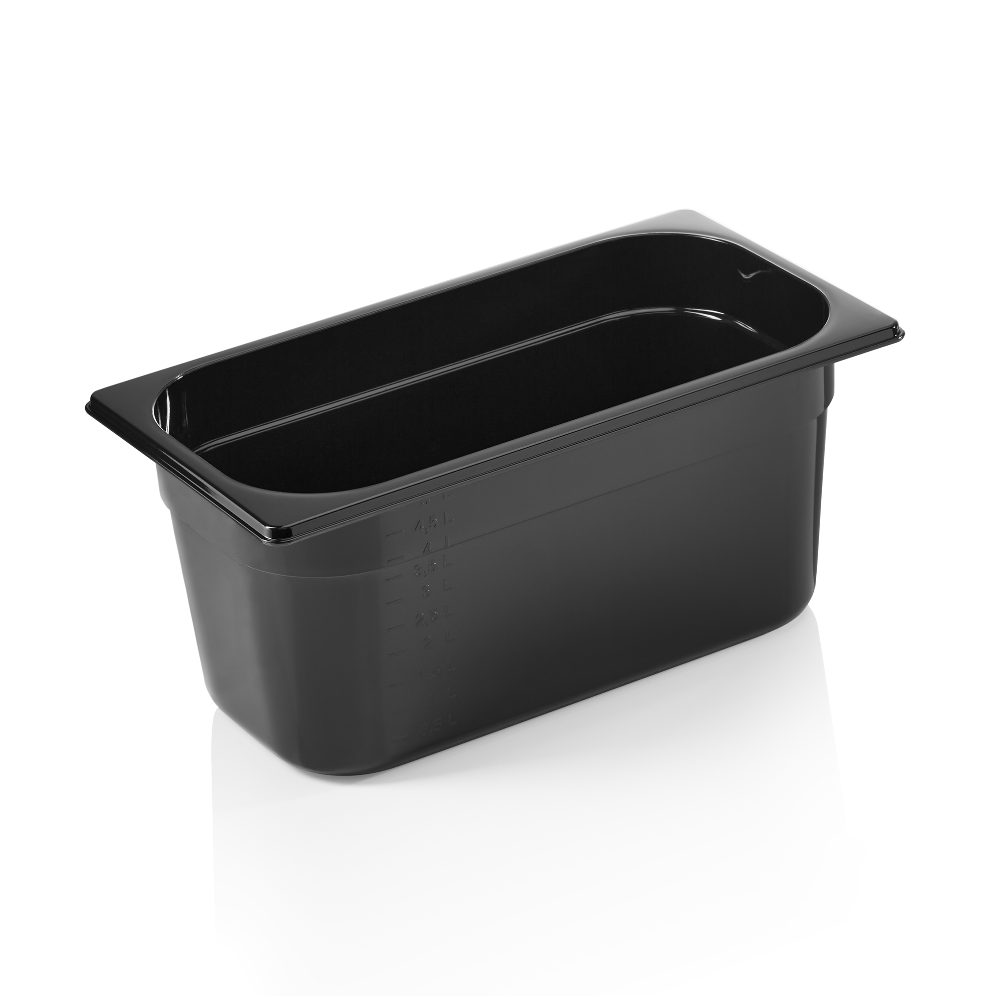 WAS GN Behälter GN 96 BLACK 1/3-150 mm, schwarz, Polycarbonat