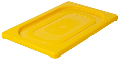 Contacto GN-Deckel 1/4, gelb aus Polypropylen