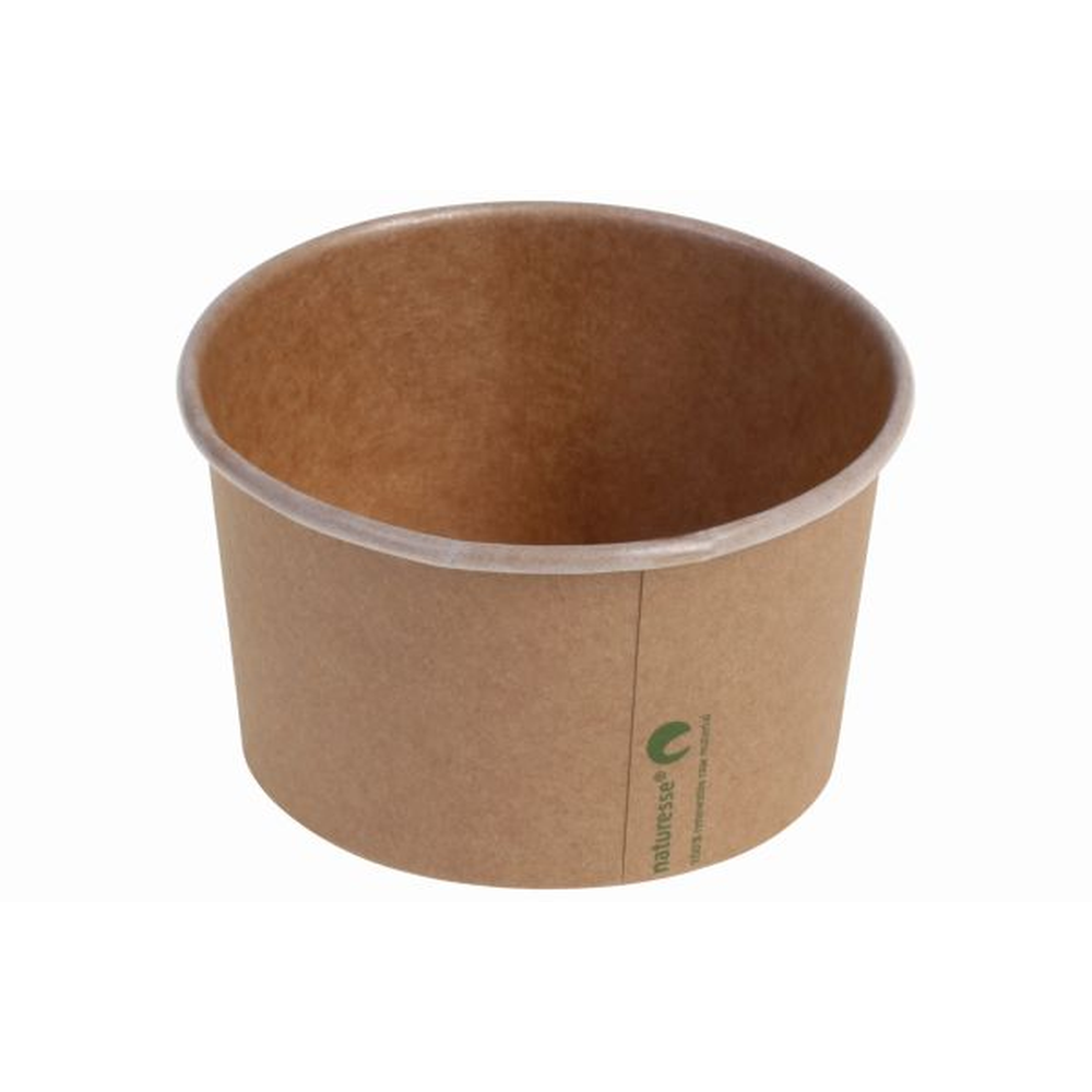 Pacovis Eisbecher Kraft/PLA 340ml, naturesse
