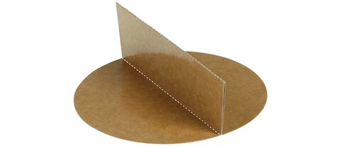 Pacovis Trennsteg Kraft/double PE, braun, für Salatschale 17013
