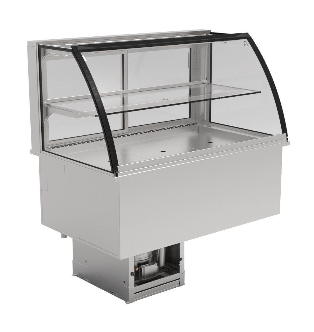 Nordcap Einbaukühlvitrine GLR 80-5