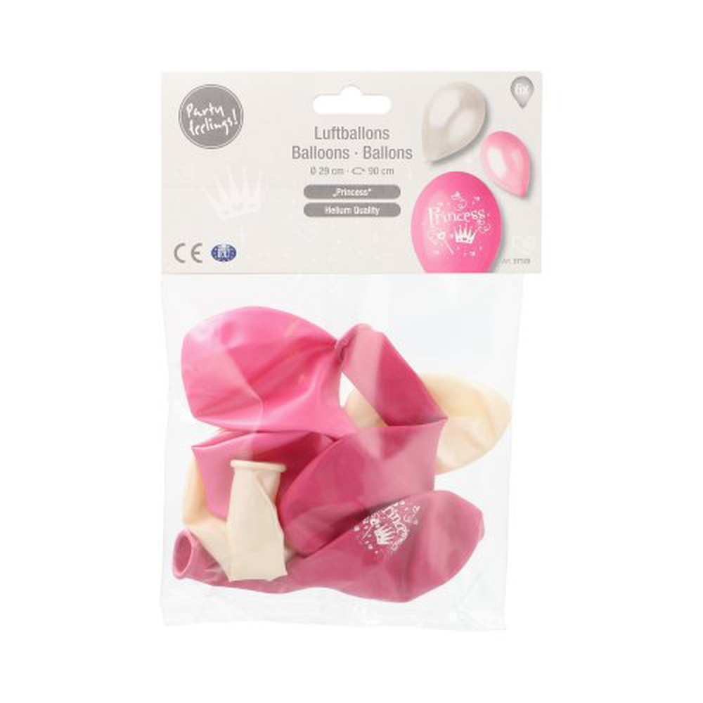Papstar Luftballons Ø 29 cm farbig sortiert "Princess"