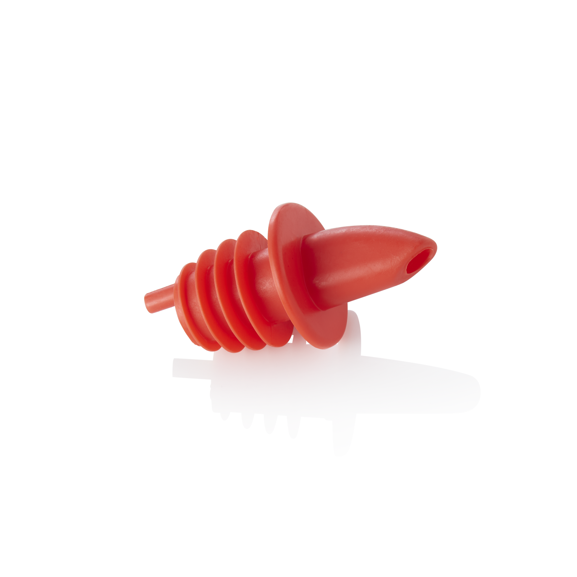 WAS Ausgießer Set, 7 cm, rot, Set á 12 Stück, Kunststoff