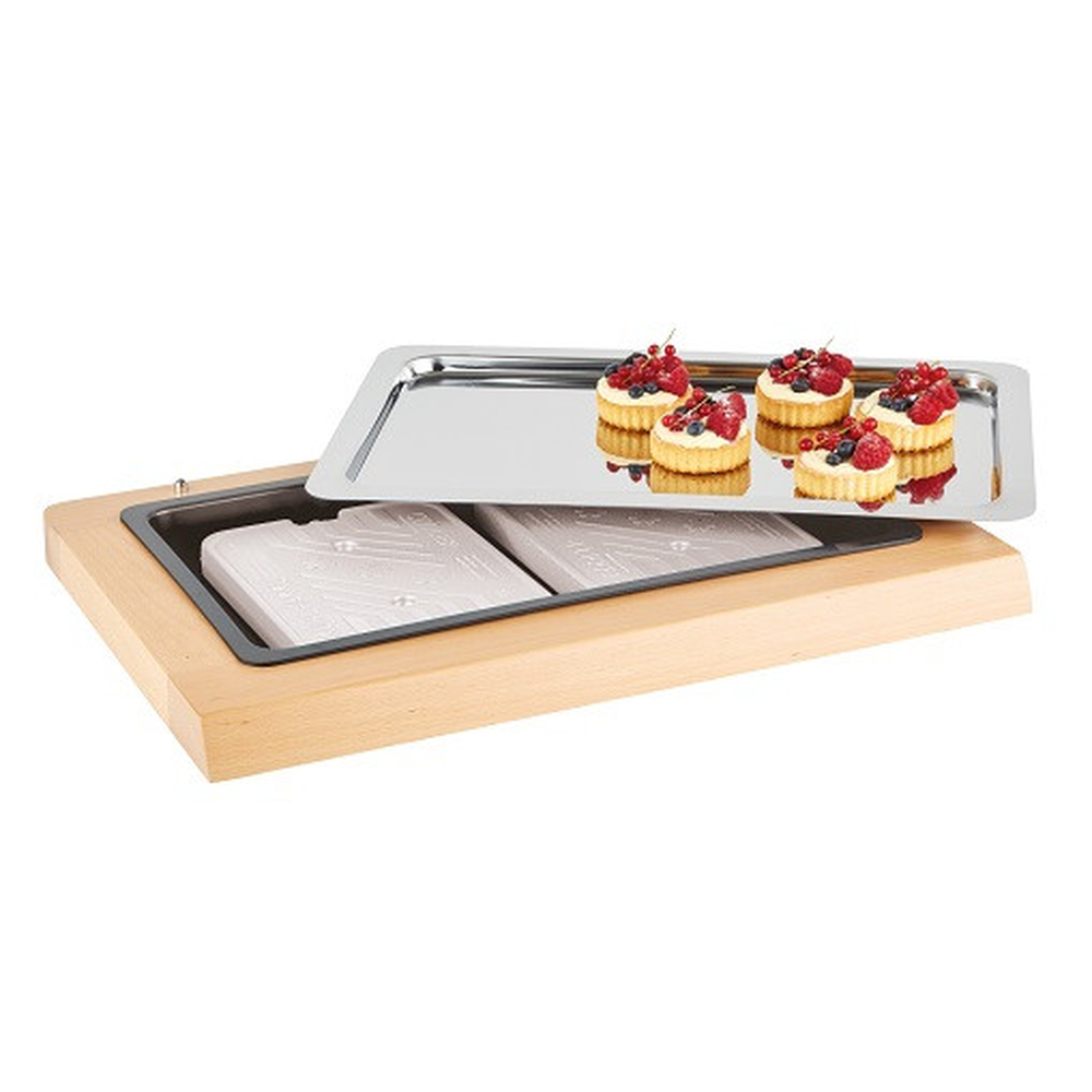 APS Kühltablett -TOP FRESH GN 1/1- 60 x 41 cm, H: 5 cm , Set bestehend aus: