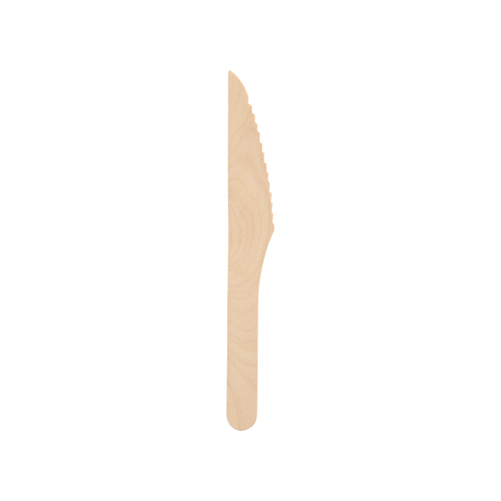 Papstar Messer Holz "pure" 16,5 cm