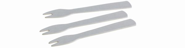 Pacovis Pommes Frites Sticker Papier, 88mm, weiss, naturesse