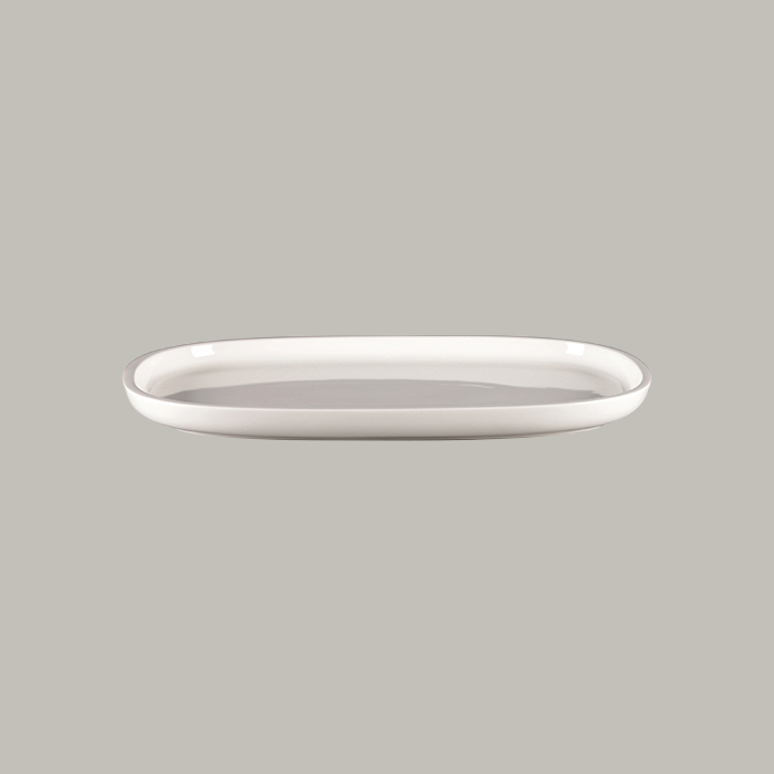 RAK Platte oval - white  Serie: Ease L 33.2 cm / W 23 cm / Ht. 2.5 cm