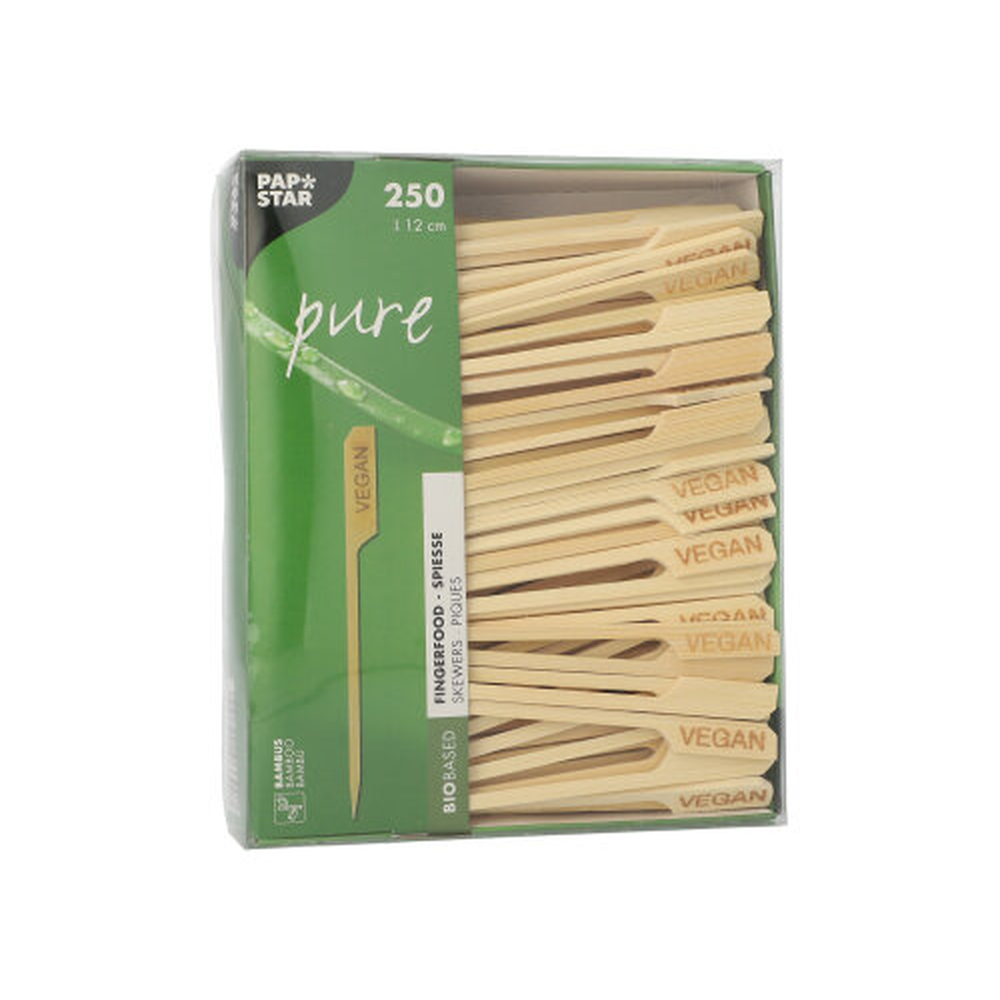 Papstar Fingerfood - Spieße "pure" 12 cm "VEGAN"