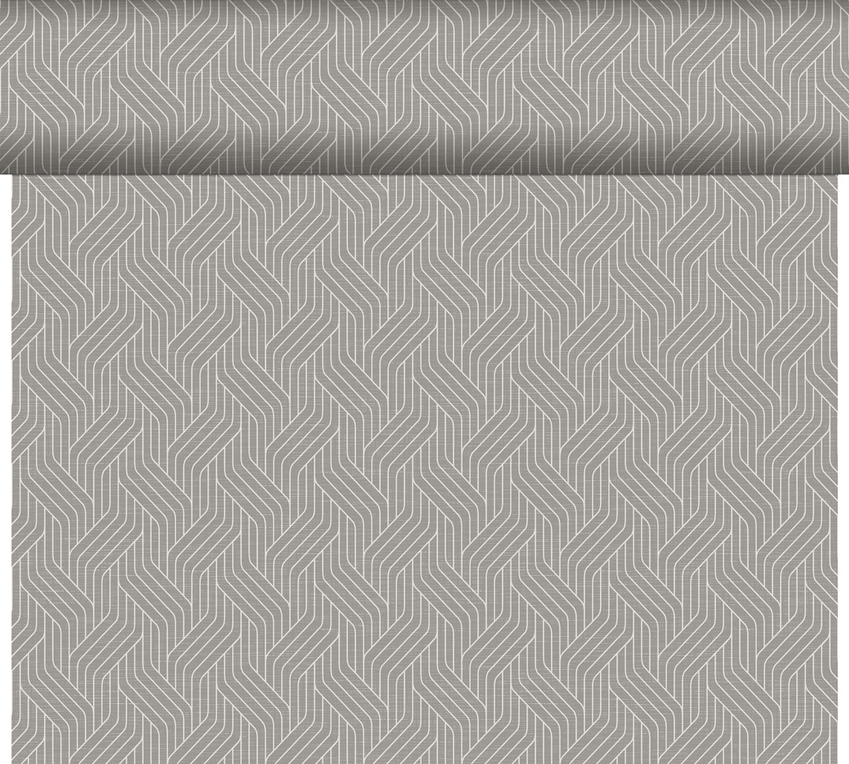 Duni Dunicel-Tischläufer Tête-à-Tête 24 m x 0,4 m (20 Abschnitte) Woven Granite 