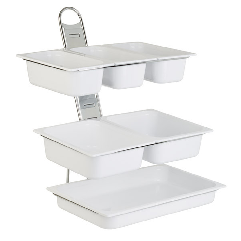 APS Buffet-Leiter -BIG GN- 52 x 59 cm, H: 66 cm , Metall, verchromt