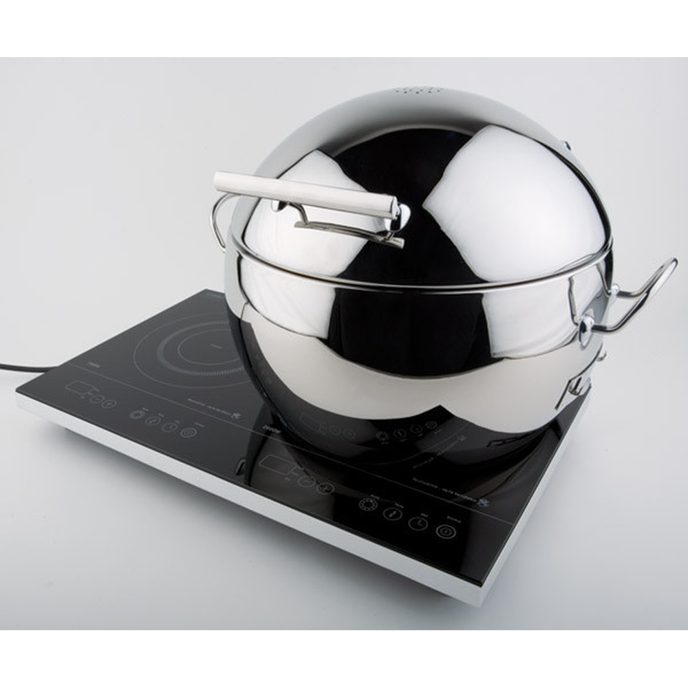 APS Suppen-Kugel -GLOBE- Ø 48 cm, H: 32 cm, 10 Liter , Edelstahl hochglanzpolier