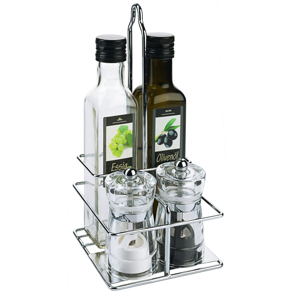 Contacto Menage Öl/Essig, Salz-/Pfeffermühle Volumen: 250 ml, Länge: 12 cm, Brei