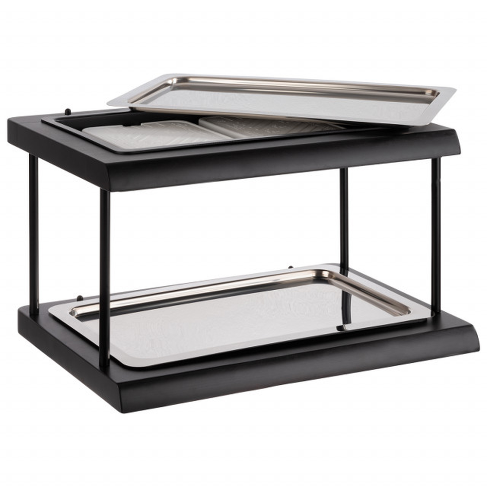 APS Buffetvitrine -DOPPELDECKER- 60 x 41 cm, H: 36 cm