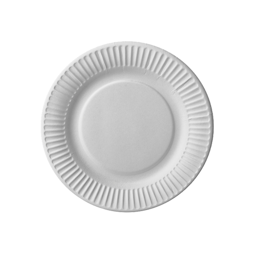 Papstar Teller, Pappe rund Ø 18 cm weiss