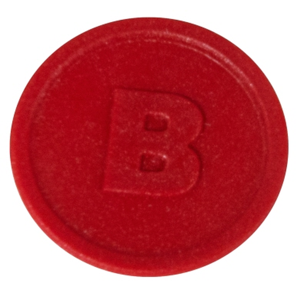Contacto Biermarke, rot, 100 Stück