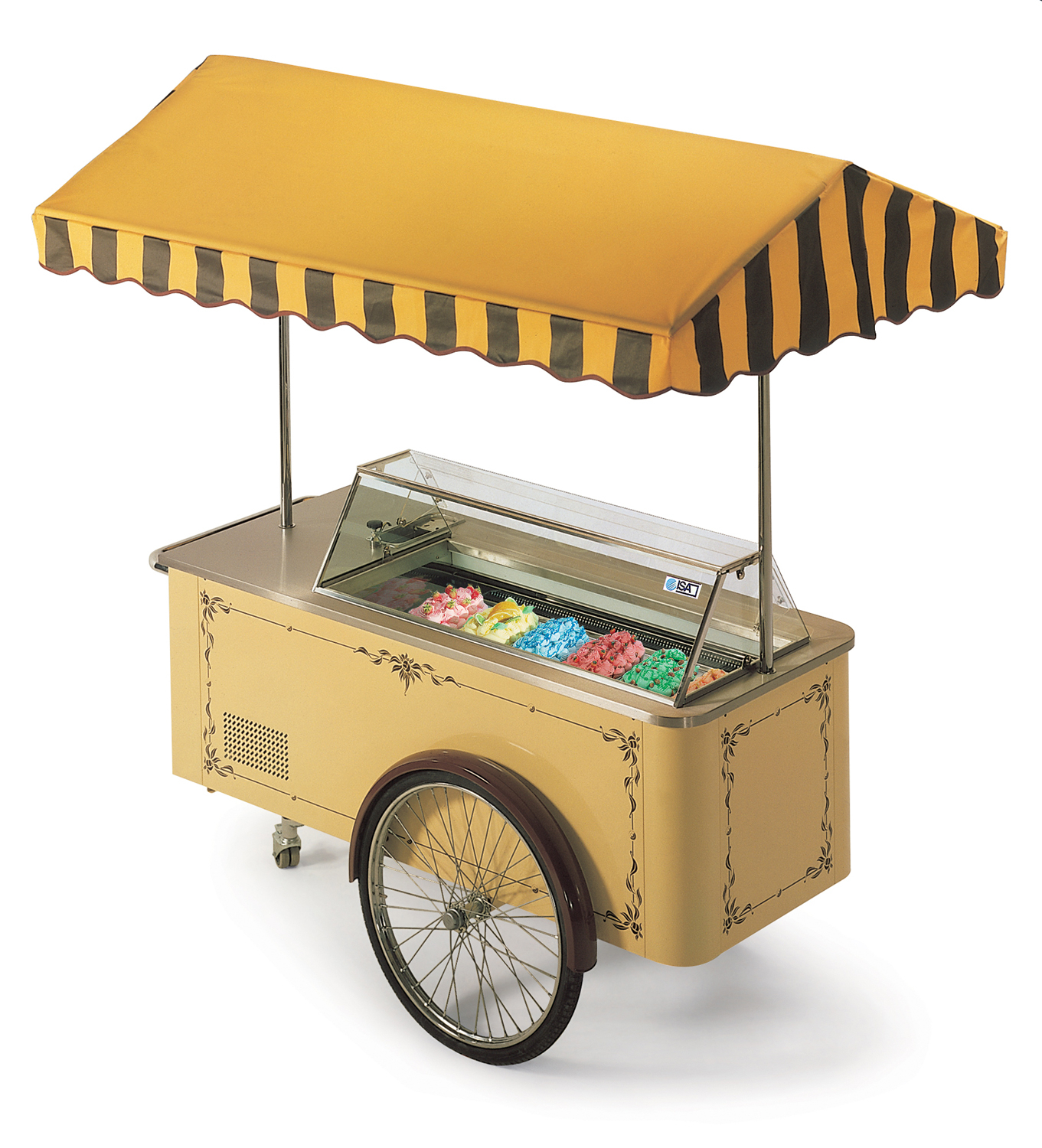 Nordcap Speiseeiswagen CARRETTINO BRAUN