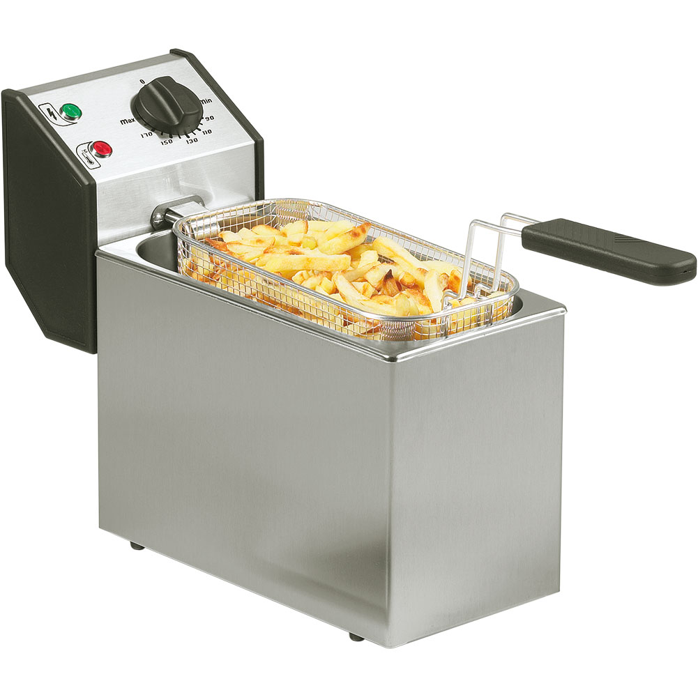Stalgast ROLLER GRILL Fritteuse, 5 Liter, Abmessung 190 x 425 x 320 mm (BxTxH)
