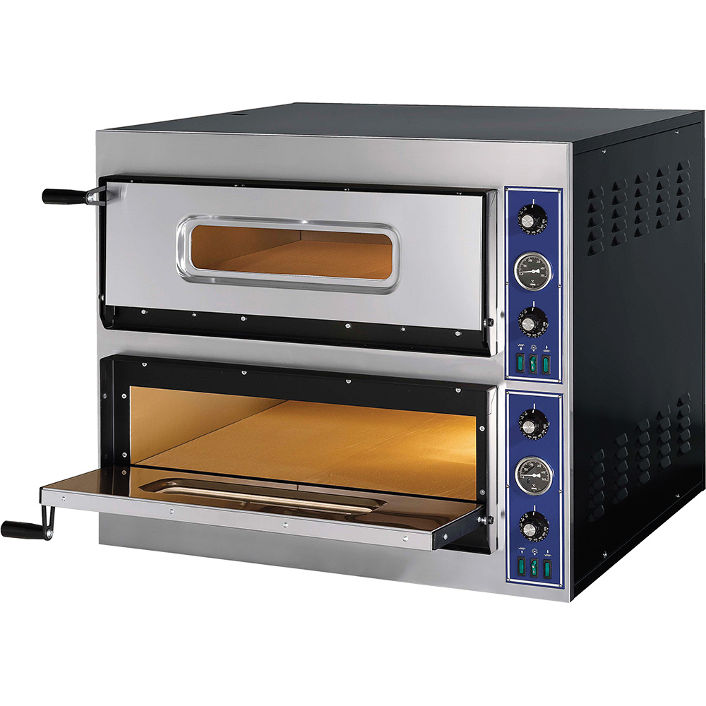 Stalgast GGF Pizzaofen E-Start Line mit zwei Kammern, 14,4 kW, 900x1080x750 mm (