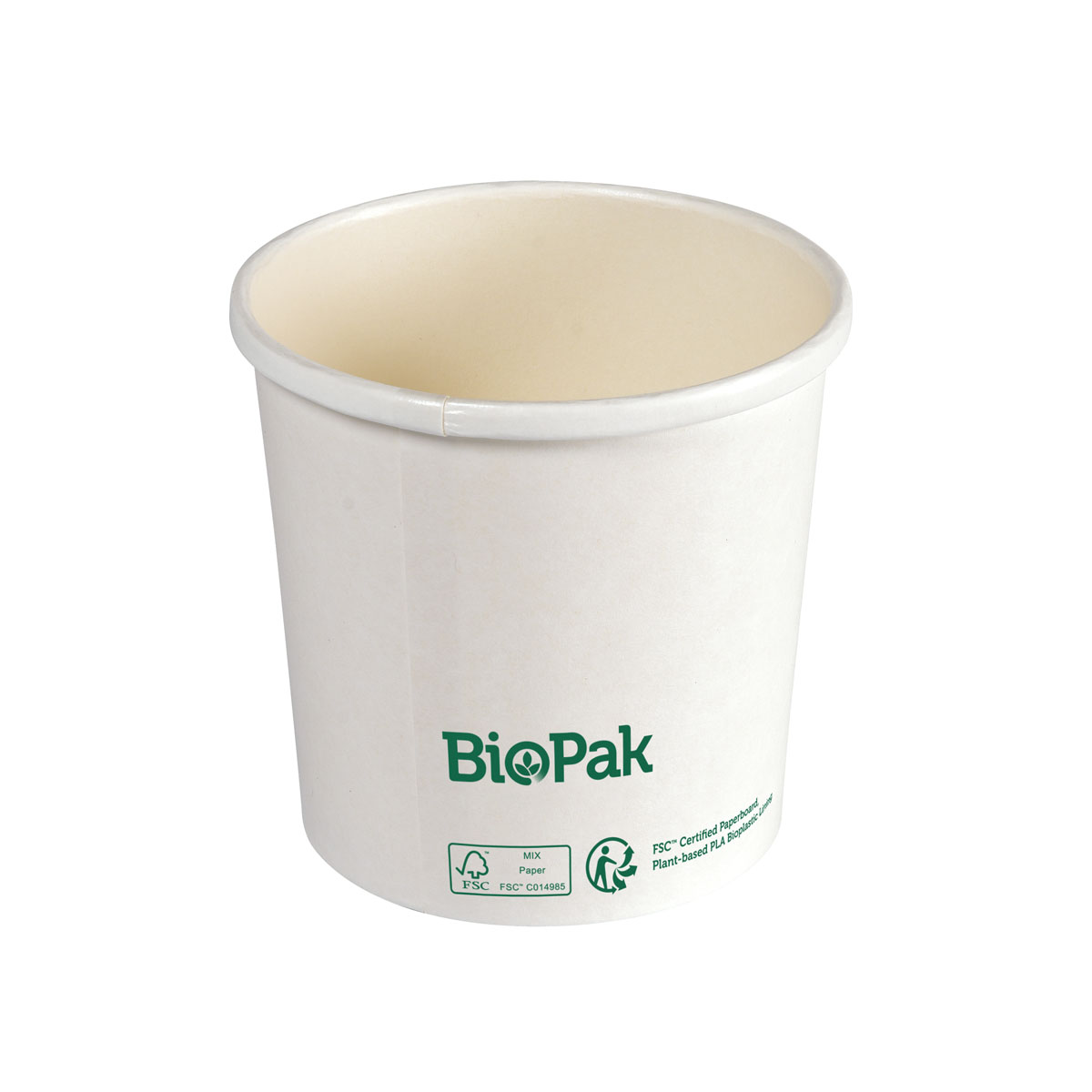 Duni Bowl Ronda SHORT Karton/PLA Weiß 360ml 90 x 90 x 84 mm
