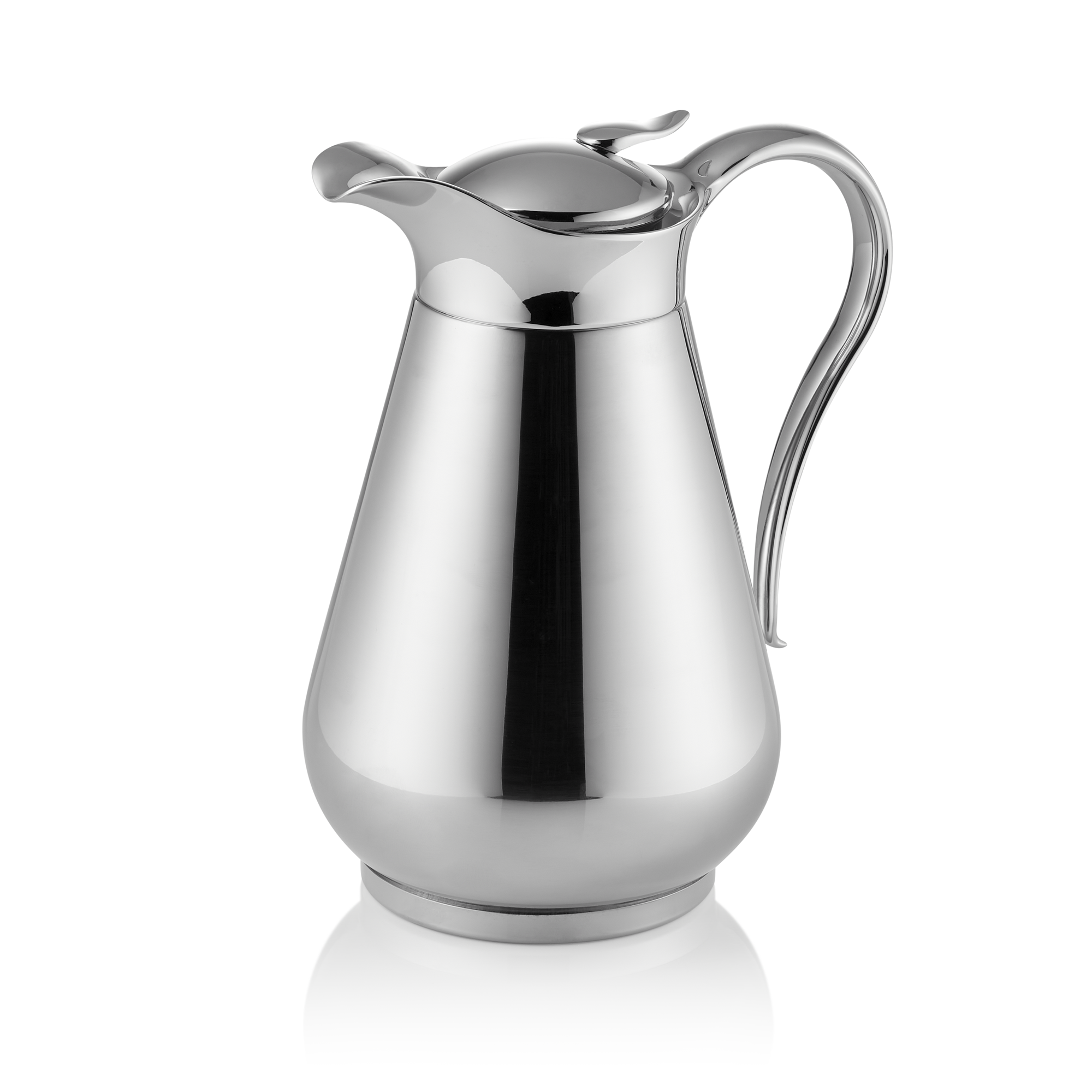 WAS Isolierkanne, 1 ltr., Ø 13,5 cm, Höhe 19 cm, Chromnickelstahl 18/8