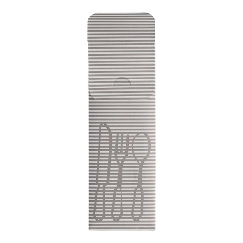 Papstar Bestecktaschen 23,5 cm x 7,3 cm grau inkl. farbiger Serviette