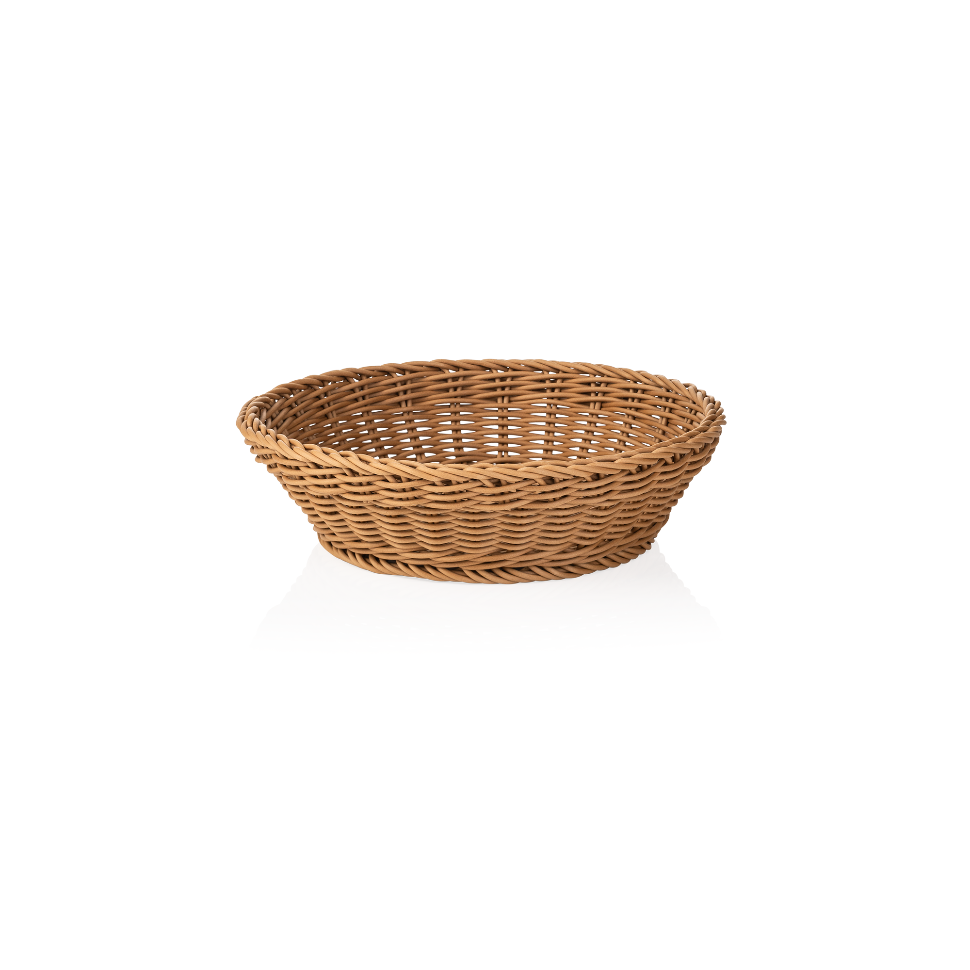 WAS Korb WEAVER PRO Tischkörbe, Ø 29 cm, Höhe 7 cm, beige, Polypropylen